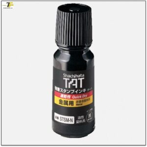 Mực TAT đóng lên Kim loại STSM-1 / STSM-3 Shachihata Indelible Ink, black