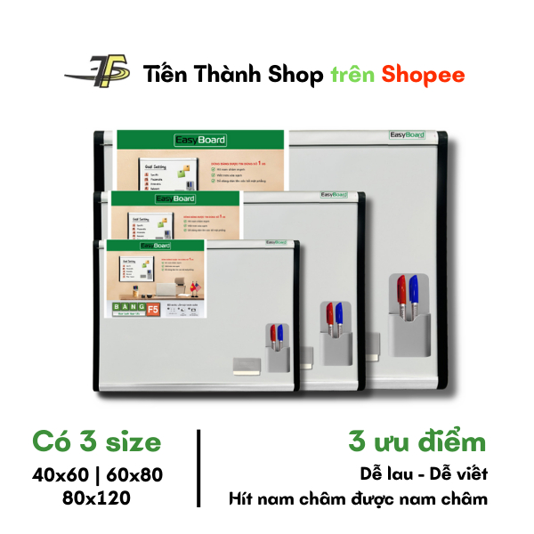Bảng viết mini EASYBOARD F5 – Bảng từ trắng viết bút lông