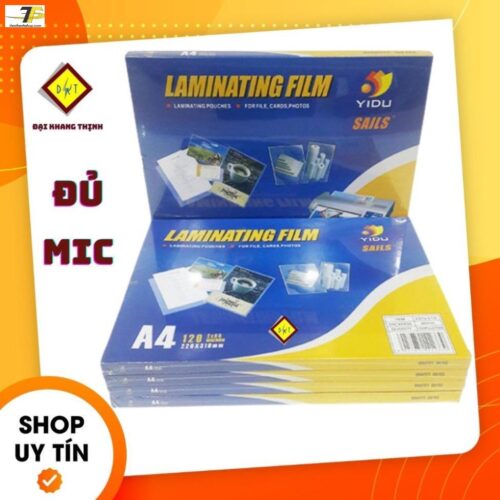 Màng ép nhựa Plastic A4 40mic 60mic 80mic 100mic 125mic 150mic CAM KẾT CHẤT LƯỢNG (Hộp 100 tờ) Màng ép nhựa Plastic A4 40mic 60mic 80mic 100mic 125mic 150mic CAM KẾT CHẤT LƯỢNG (Hộp 100 tờ)