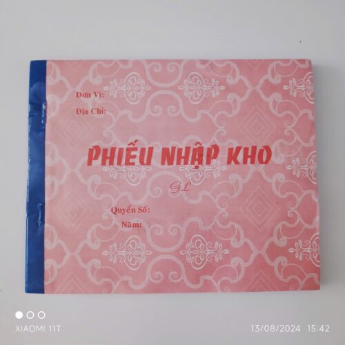 Phiếu nhập kho - Phiếu xuất kho 3 liên khổ A5 16 x 20cm Phiếu nhập kho – Phiếu xuất kho 3 liên khổ A5 16 x 20cm