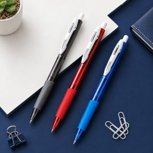 BÚT BI THIÊN LONG TL-095 (LARIS) – NGÒI 0.5MM VIẾT SIÊU ÊM, CÓ ĐỆM CAO SU CHỐNG MỎI TAY, THIẾT KẾ BẤM THÔNG MINH